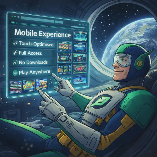Experience seamless gaming with Captain Betway at the live casino from the lunar base.