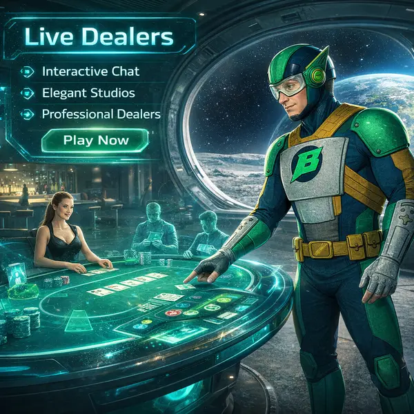 Captain Betway engages with holographic live dealers at Bet mac Professional Live Dealers.